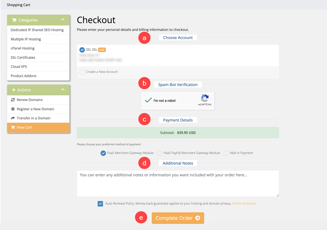 manage button