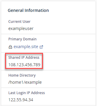 Shared IP